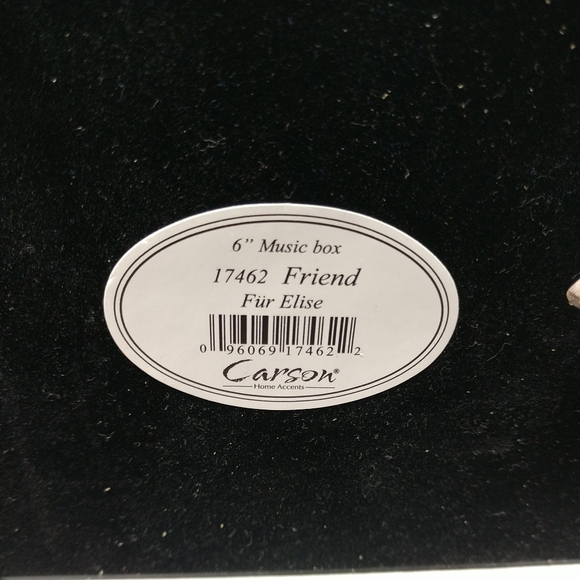 🎶🎵 Music Box 6" Carson Home Accents Serenity Prayer Plays "Friend Fur Elise" - Picture 6 of 11